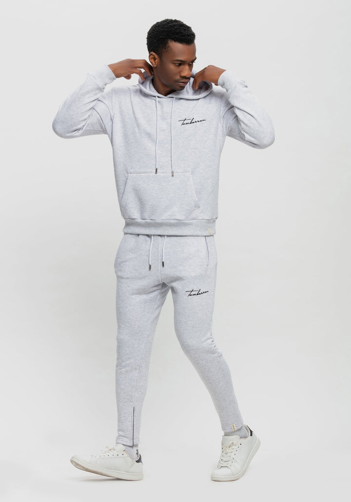 MEN'S OVERSIZE FIT TRACKSUIT WITH EMROIDERY CHEST AND BACK