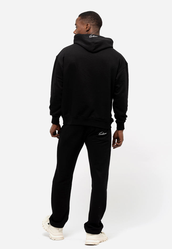 MEN'S TRACKSUIT 3 EMBROIDERY BADGE OVERSIZE HODDIE AND PANT