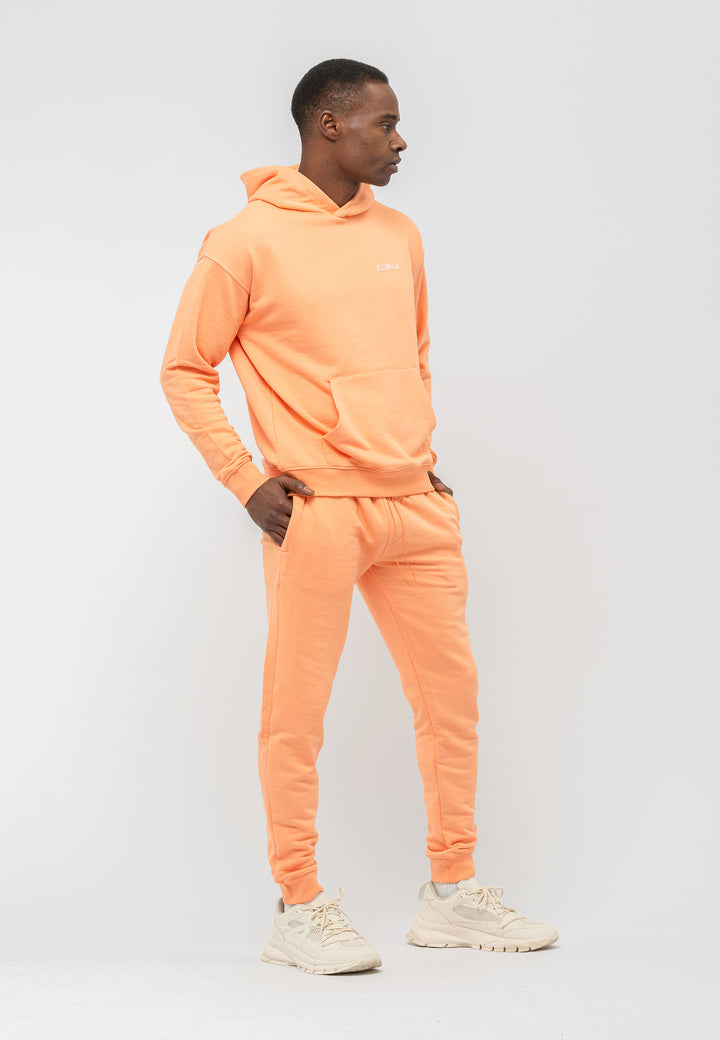 MEN'S TRACKSUIT SLICON BADGE OVERSIZE HODDIE AND PANT