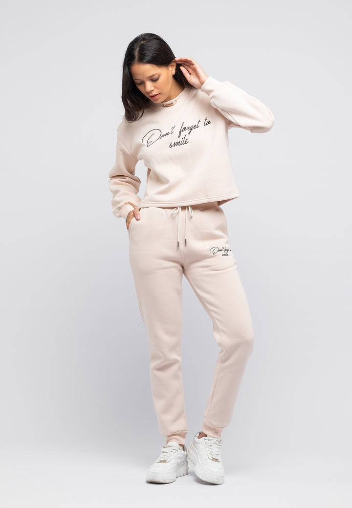 Embroidered Women's Tracksuit Set 2054