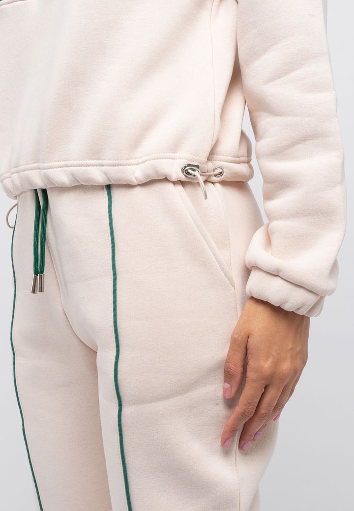 Half-Zip Embellished Women's Regular Fit Tracksuit
